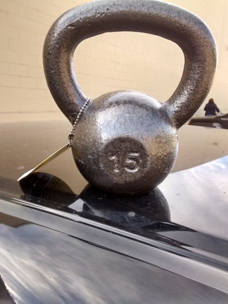 15 pounds sounds wimpy, but you try swinging one of these motherfuckers. NOT EASY.