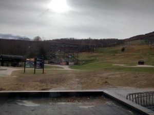 No snow, but plenty of wind!